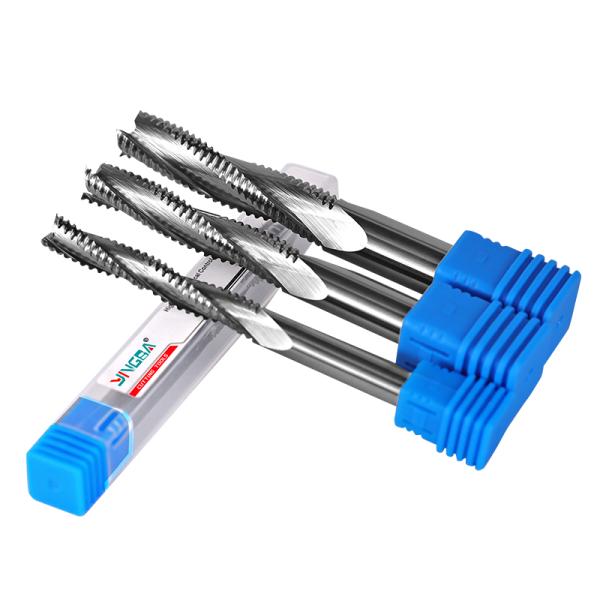 YingBa High Quality Solid Carbide Rough End Mill for Wood Key Hole Opener Rough Milling Cutter CNC Bit Tool