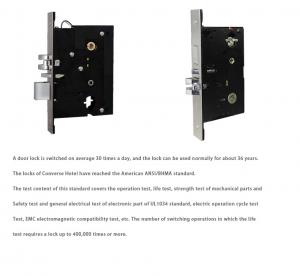 Buy cheap 304 Stainless Steel Apartment Door Locks For Business Hotel Seaside Resort product