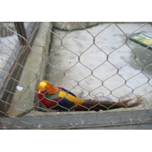 Buy cheap Cable Mesh , Zoo / Animal Enclosure Wire Rope Ferrule Mesh product