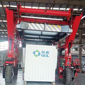 Diesel/Electric Container Straddle Carrier with Advanced Safety Features