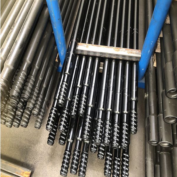 Top Hammer Rock Drilling Pipe Mining Machine Parts T45 Thread Extension Drilling Rod