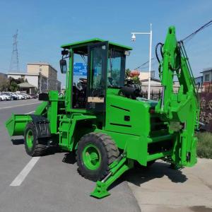 0.5m3 Earthmoving Towable Backhoe Loader , Small Digger Loader Machinery