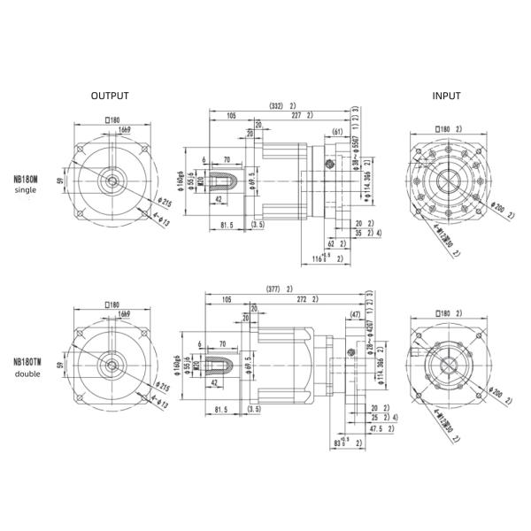 Customized Shaft Mount Gearbox Precision Planetary Reducer