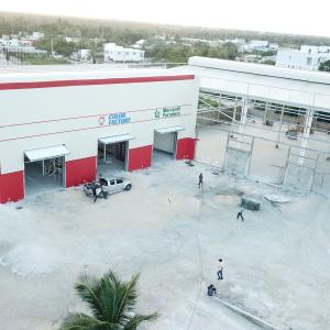 China Hot Dip Galvanised	Prefab Warehouse Building Large Span BV Certification on sale