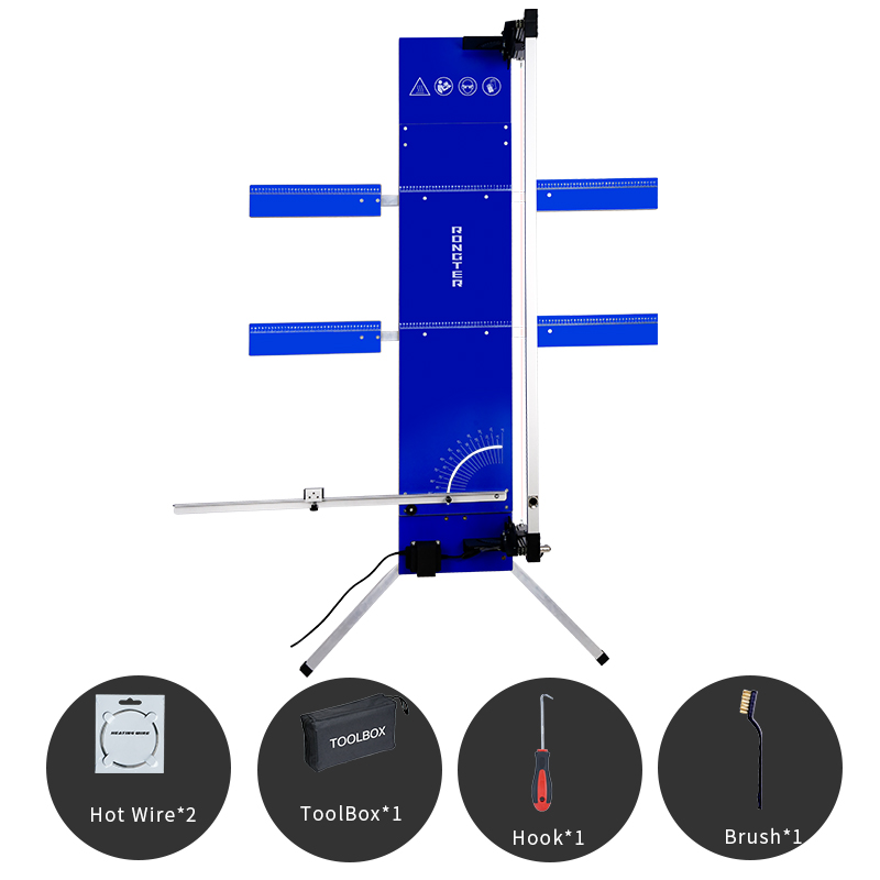Table Widened Hot Wire Cutting Machine XPS Insulation Blue