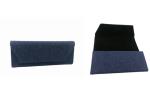 Blue Denim Custom Sunglass Case Folding Collapsible Eyeglass Case