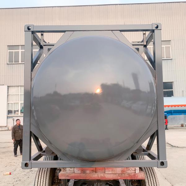 20 FT Chemical Liquid Storage Tank Container External Dimensions 6058mm*2438mm*2438mm