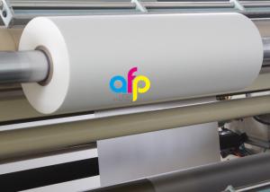 Buy cheap Print Finishing Lamination Bopp Film Roll Glossy / Matt Type EVA Heat Sensitive Layer product