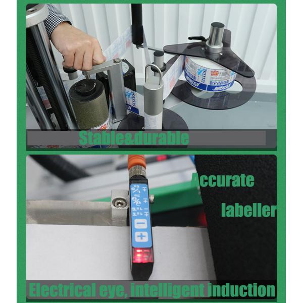 Core Components Motor Two Sides Bottle Labeling Machine for Front and Back Labeling
