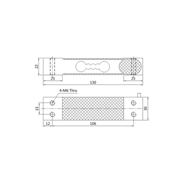 High Accuracy Best Quality Parallel Beam Load Cell 50kg 200kg Single Item,Resistance Sensor