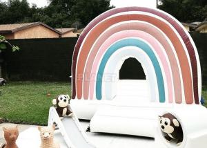 Buy cheap Mini Wedding Rainbow Jumping Inflatable Bouncer Colorful Inflatable Bouncy Castle product