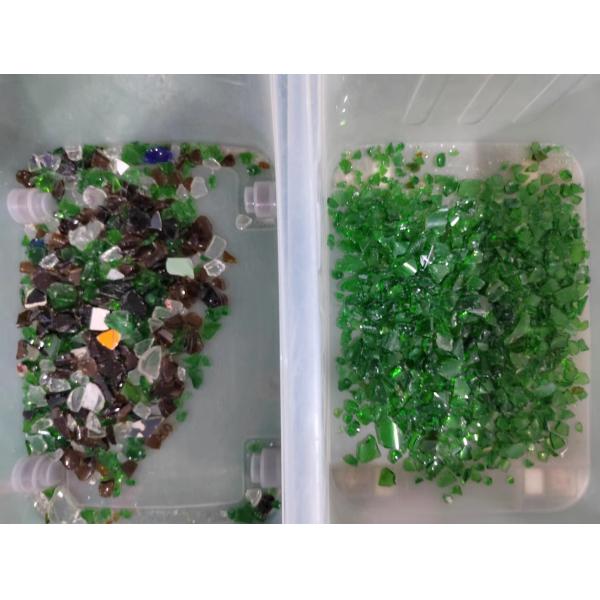 Two Layers Optical Glass Color Sorter Machine For Amber Color Glass