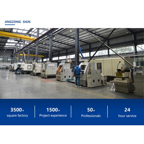 Customized IP66 3D Backlit Signage Outdoor Advertising