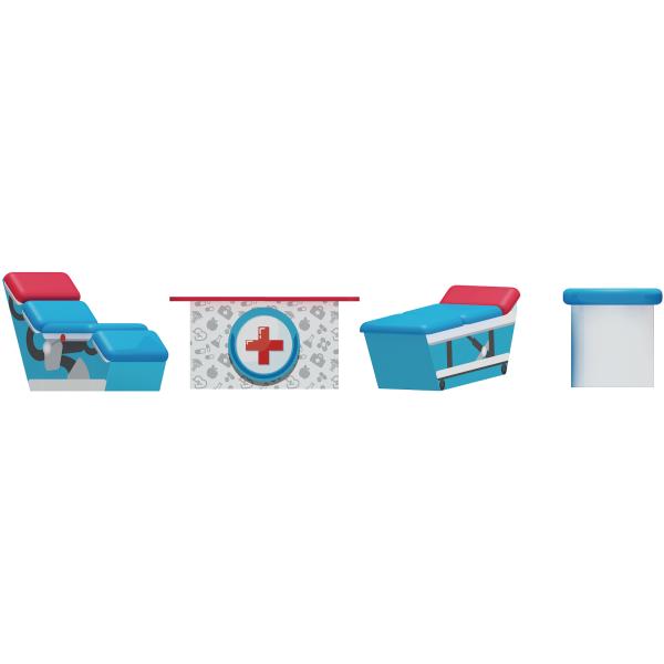 Mini Clinic Role Play Set for Toddlers Indoor Playground
