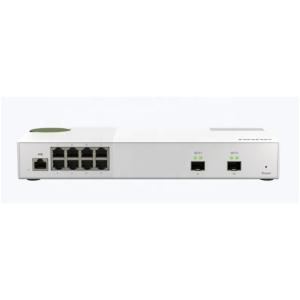 Buy cheap Original QSW-M2108-2S Two 10GbE SFP+ Ports And Eight 2.5GbE Ethernet Ports L2 Web-based NMS Switch product