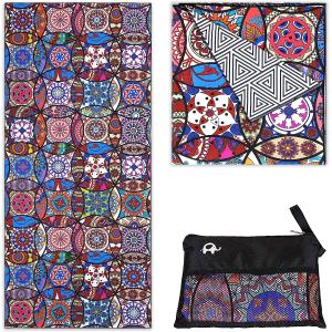 Buy cheap Microfiber Material Printed Beach Towel With Machine Washable Care Instructions product