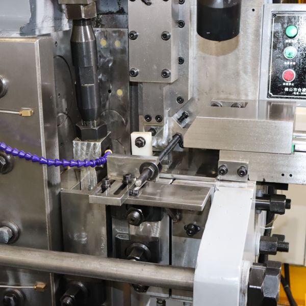 Compact Thread Rolling Machine , Automation Thread Former For M6 M24 U Bolt Fastener