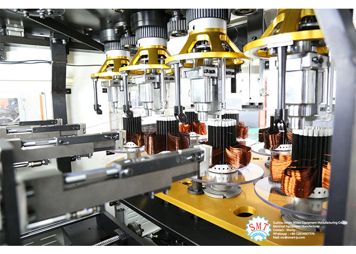 Full Automatic Stator Electric Motor Winding Machine With Eight Working Station