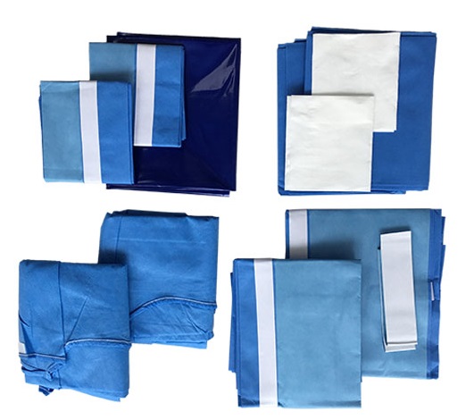 SMMS EO Sterile General Surgery Drape Disposable Surgical Packs With OP Tape