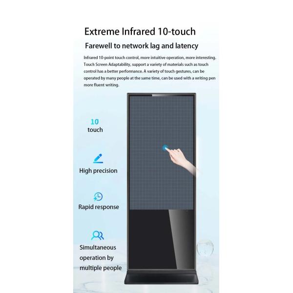 Outdoor Floor Standing Android Indoor Digital Signage 32 Inch Exhibition