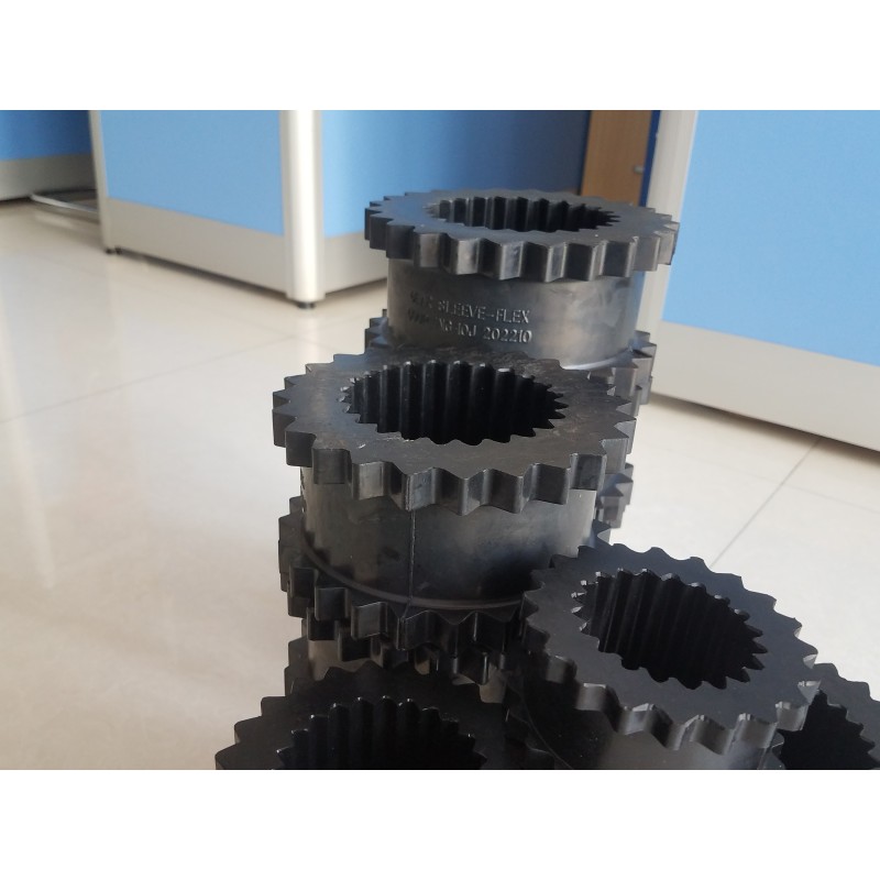 Black Color 3J - 11J Size Range Polyurethane Gear Coupling for Air Compressor Applications