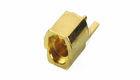 Buy cheap Gold Plated MMCX RF Coaxial Connectors , Straight Edge Mount Jack Female Connector product