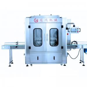 Buy cheap Integrating Gas and Electricity 6-Head Automatic Self-Flowing Liquid Filling Machine product