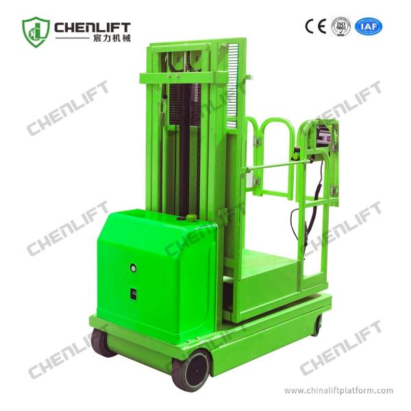 200kg Load 4m Lifting Height Order Picker Lift Warehouse Semi Electric