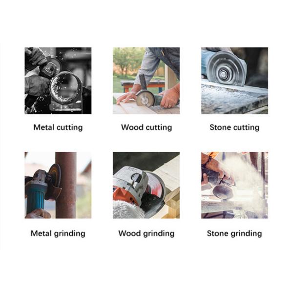 Adjustable Speed 750W Handle Angle Grinder 50Hz 3 Position