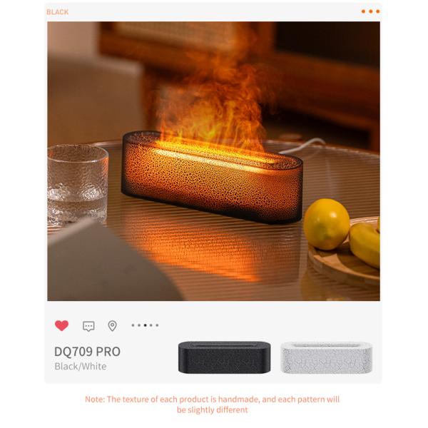 Lava Rainbow Flame Aroma Diffuser USB Powered Home Atmosphere Light