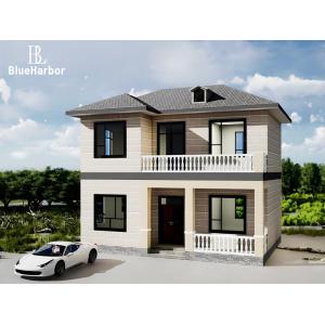 Buy cheap Modern Light Gauge Steel Prefabricated Residential Houses For Residence product
