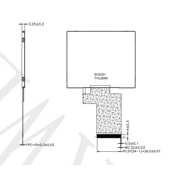 3.5 Inch TFT LCD Display Manufacturer China 320x240 Resolution RGB Interface