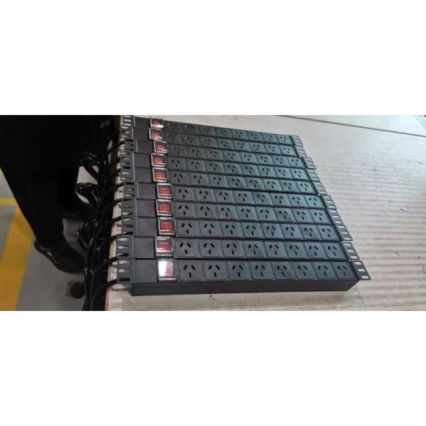 Argentina Type Power Distribution Units Master Switch 6 Way 1U Server Rack