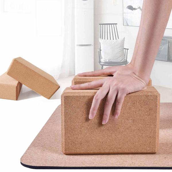 OEM Natural Yoga Cork Blocks Eco 100pcs