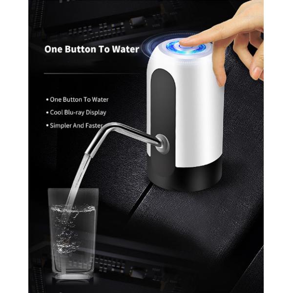 4W USB Charging Bottled Water Dispensing Pump With One LED Light Operate Button