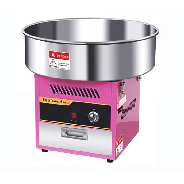 Elegant Snack Food Processing Equipment , Gas Automatic Cotton Candy Fairy Floss Machine