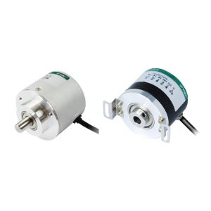 Buy cheap Solid Shaft Φ6/8mm Incremental Rotary Encoder 6000RPM HY50 Series product