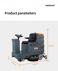 Buy cheap Electric Garage Floor Scrubber Warehouse Floor Cleaner For Hospital 140L product