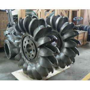 750RPM Hydroelectric Pelton Turbine 3500kw Brushless Multi Nozzle