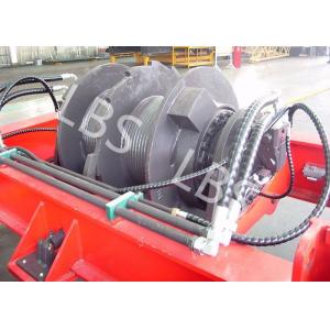 Building Crane Wire Rope Hydraulic Towing Winch With LBS Groove