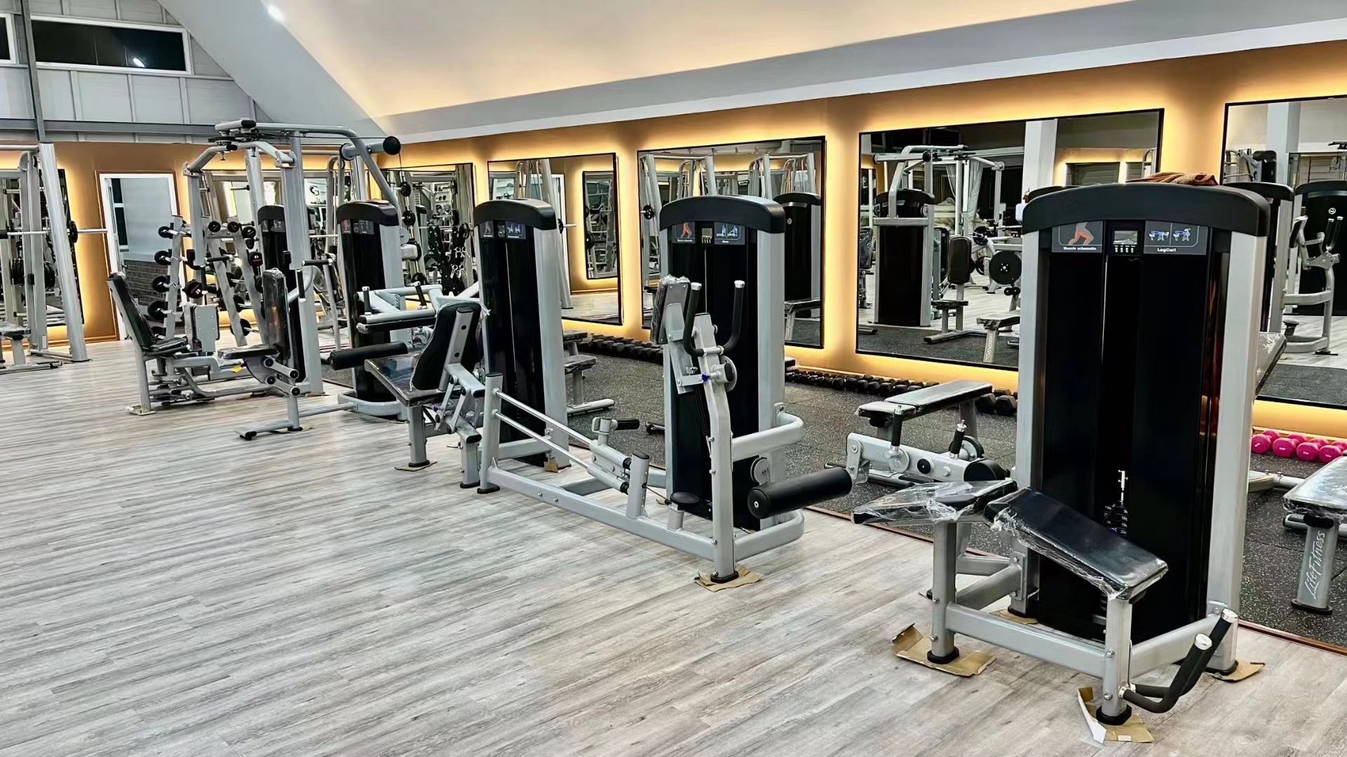 Power Squat Rack Home Gym Equipment Shoulder Chest Leg Press Smith Machine