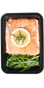 FULING 50 Pack Meal Prep Plastic Food Storage Containers With Lids