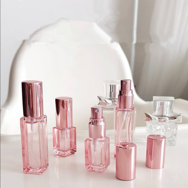 Rose Gold Portable Refillable Atomizer Travel Perfume Fine Mist Sprayer Bottle