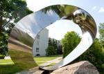 Buy cheap Garden Decor Stainless Steel Sculpture Eye Stainless Steel Mirror Sculpture product