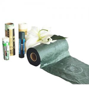 Buy cheap Eco Friendly Biodegradable Dog Poop Bags On Roll PLA PBAT Material product