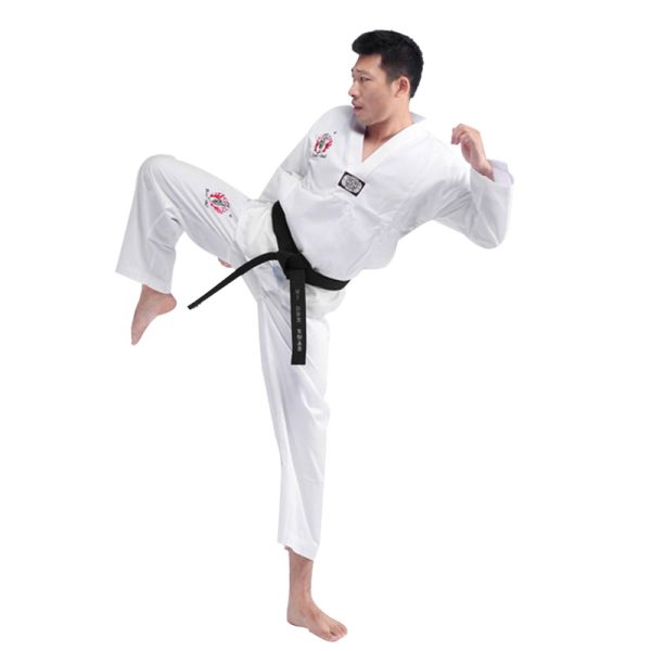 Customizable 100 Cotton Taekwondo Uniform Antibacteria Taekwondo Clothes