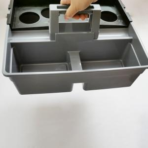 38x32.8x17.5cm Plastic Storage Tray Slot Versatile Multiuse Caddy Portable