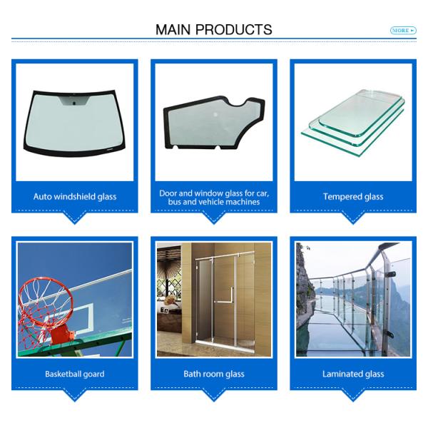 Competitive Price unbreakable custom-Made tinted black grey rawRaw 4ft x 8ft glass sheets for auto sunroof