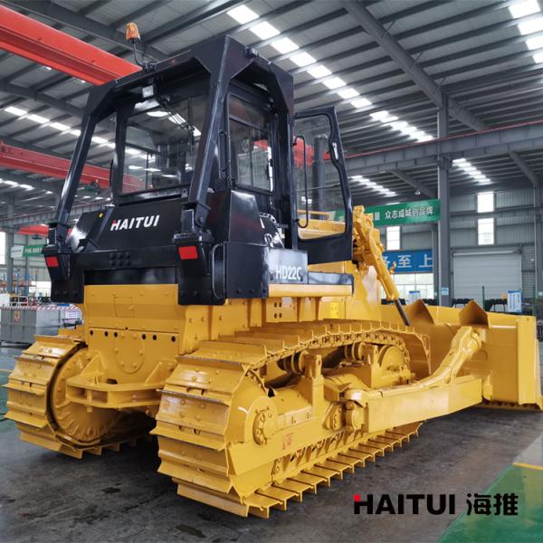 SD32 HD32 39T 320HP Hydraulic Dozer Crawler Bulldozer With Rear 3 Teeth Three-Shank Ripper 9cbm 10cbm Half U Blade