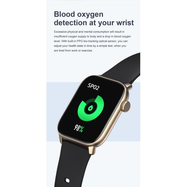 1.75 Inch Bluetooth Android Smartwatch Sedentary Reminder Android 4.4